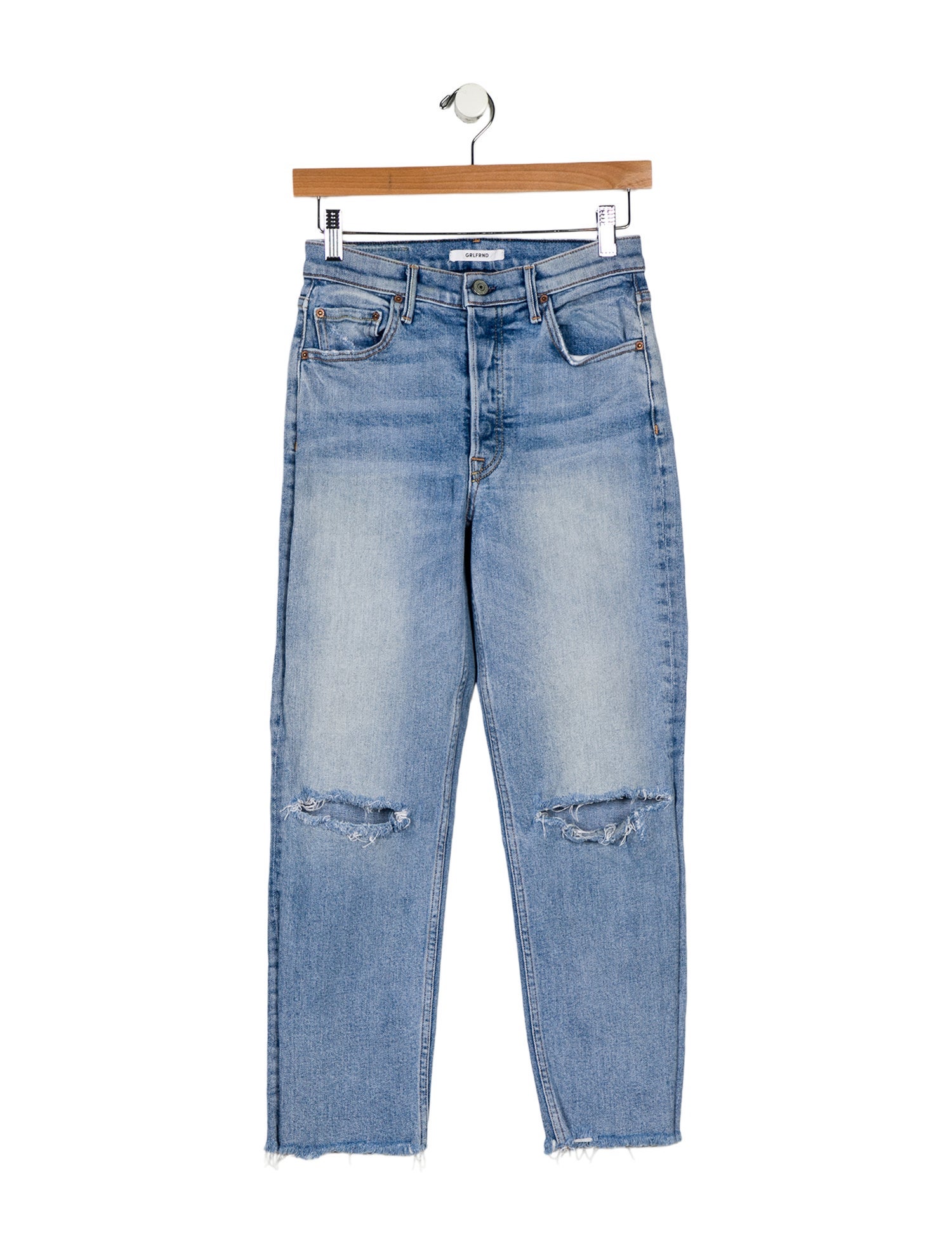 GRLFRND Mid-Rise Skinny Leg Jeans